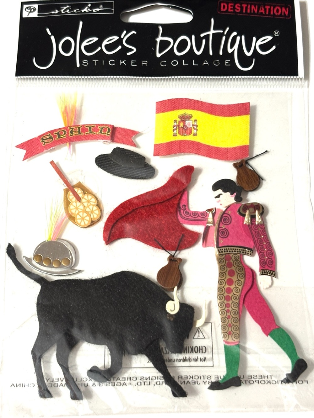 Jolee's Boutique Spain Sticker Collage Scrapbooking Stickers SPJE-017
